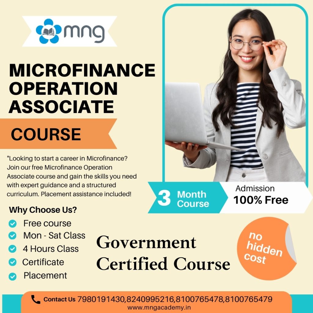 "Free Microfinance Operation Associate Course in Kolkata"